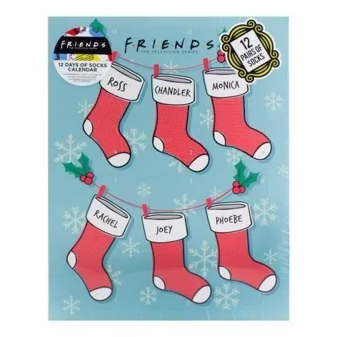 Friends Socks Advent Calendar produktová fotografia