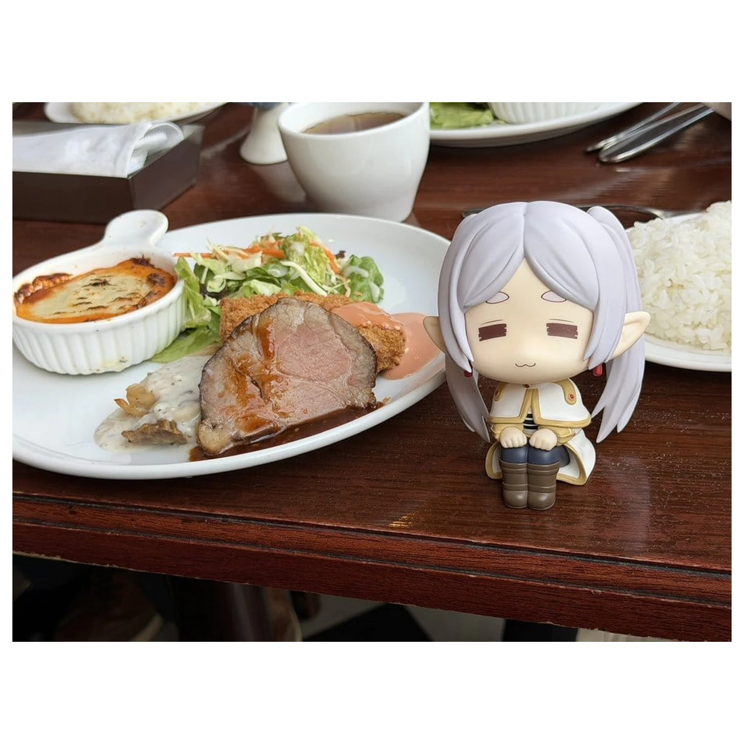Frieren: Beyond Journey's End Look Up PVC Socha Frieren Droopy Face Ver. 11 cm produktová fotografia