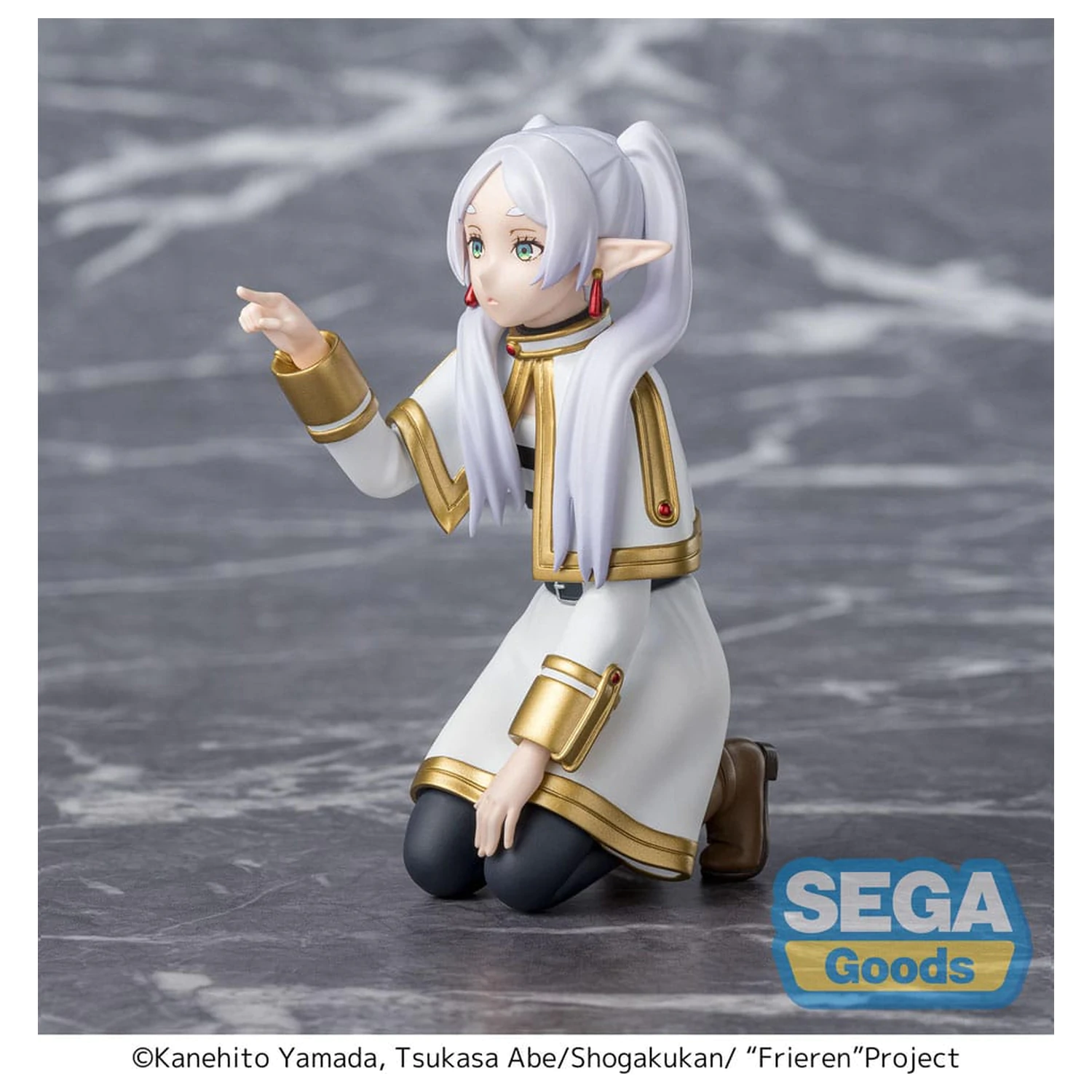 Frieren: Beyond Journey's End PM Perching PVC socha Frieren Poking Something 10 cm produktová fotografia