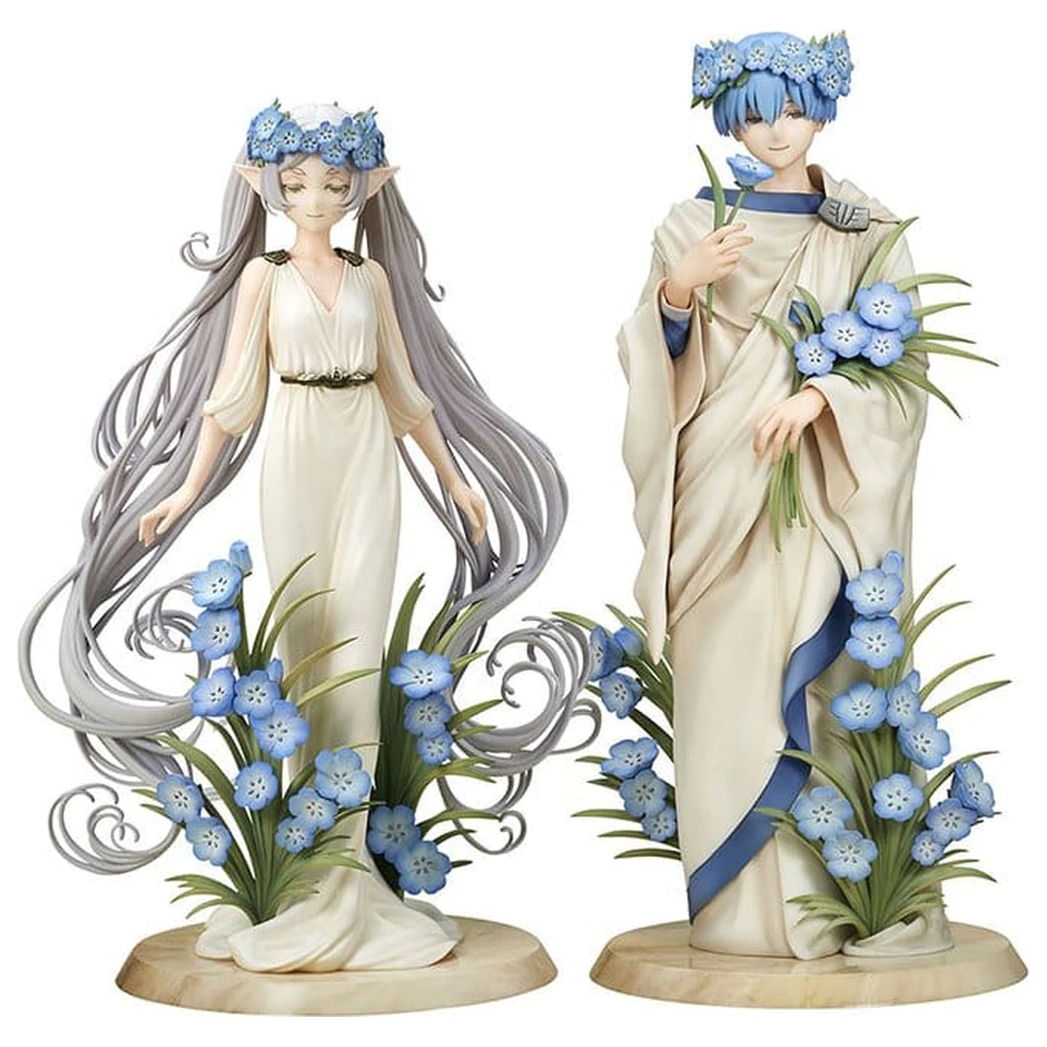 Frieren: Beyond Journey's End PVC figúrky 2-balenie Frieren a Himmel v štýle secesie produktová fotografia