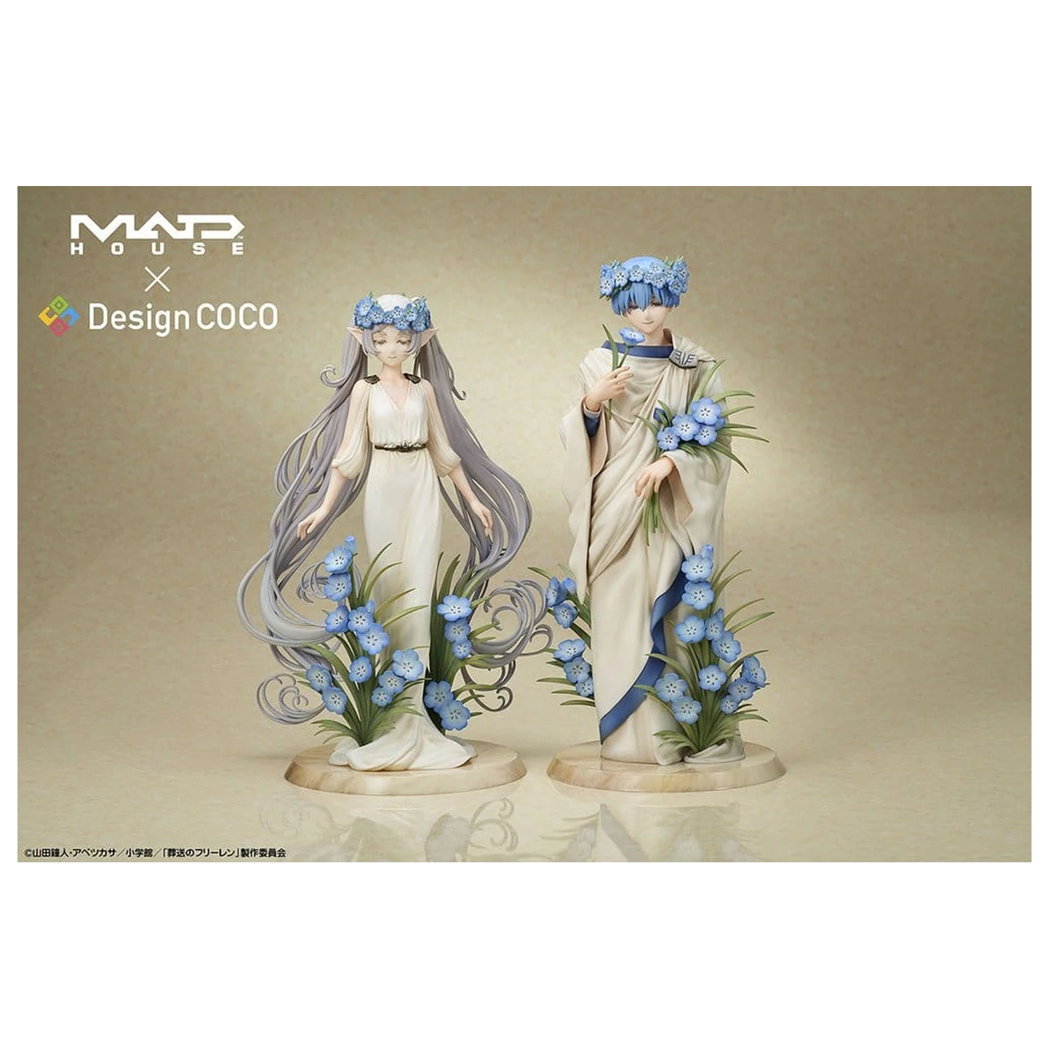 Frieren: Beyond Journey's End PVC figúrky 2-balenie Frieren a Himmel v štýle secesie produktová fotografia