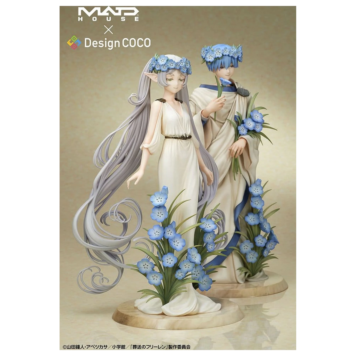 Frieren: Beyond Journey's End PVC figúrky 2-balenie Frieren a Himmel v štýle secesie produktová fotografia