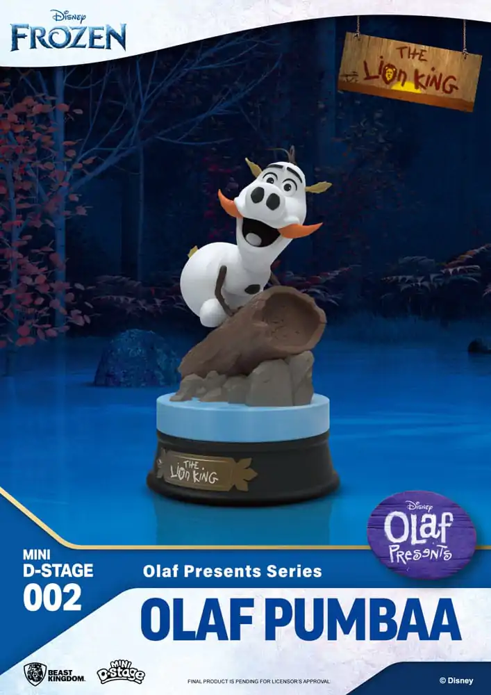 Mrazená Mini Diorama Stage PVC Socha Olaf Presents Olaf Pumba 12 cm produktová fotografia