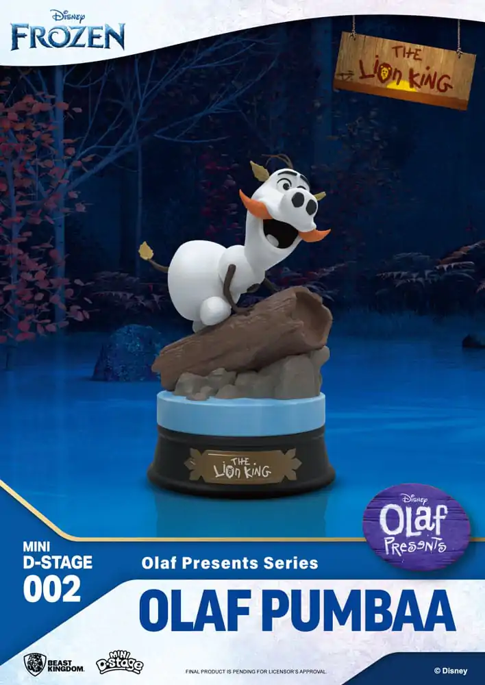 Mrazená Mini Diorama Stage PVC Socha Olaf Presents Olaf Pumba 12 cm produktová fotografia