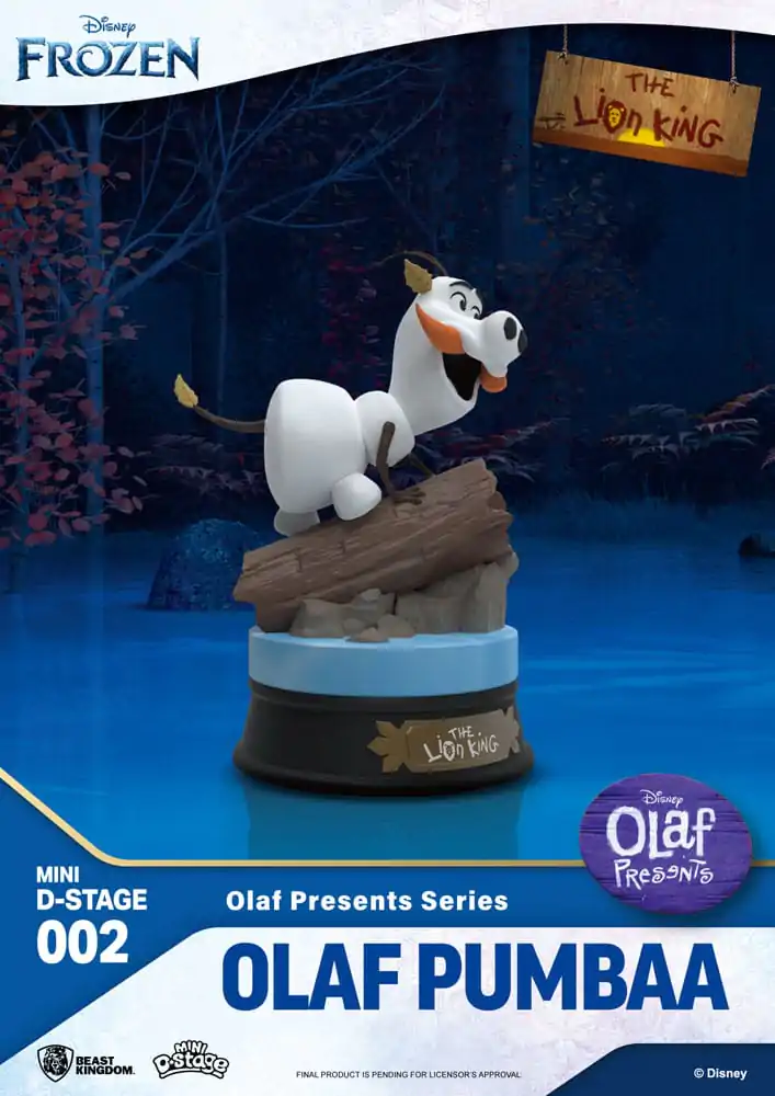 Mrazená Mini Diorama Stage PVC Socha Olaf Presents Olaf Pumba 12 cm produktová fotografia
