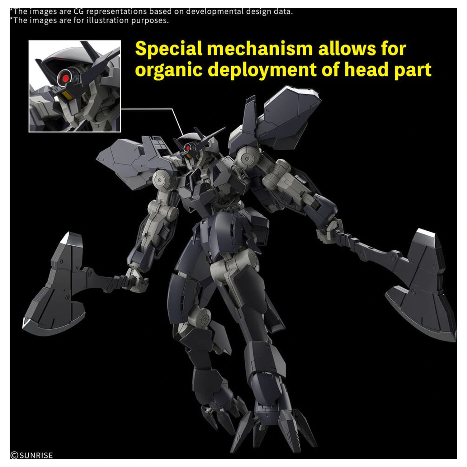 Full Mechanics 1/100 Graze Ein Mobile Suit Gundam Iron-Blooded Orphans súprava modelu produktová fotografia
