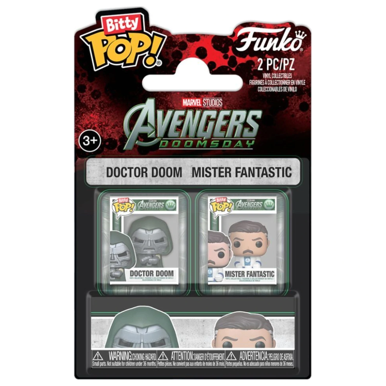 Bitty Funko POP balenie 2 figúrky Marvel Studios Avengers Doomsday produktová fotografia