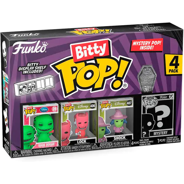 Bitty POP! vinylová figúrka 4-balenie Disney Nightmare Before Christmas Oogie Boogie produktová fotografia