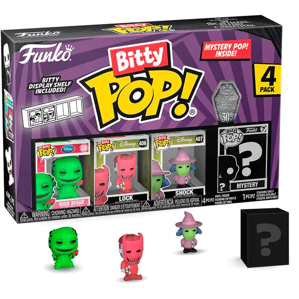 Bitty POP! vinylová figúrka 4-balenie Disney Nightmare Before Christmas Oogie Boogie produktová fotografia