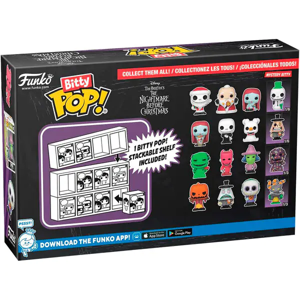 Bitty POP! figúrka z vinylu 4-Pack Disney Nightmare Before Christmas Pumpkin King produktová fotografia