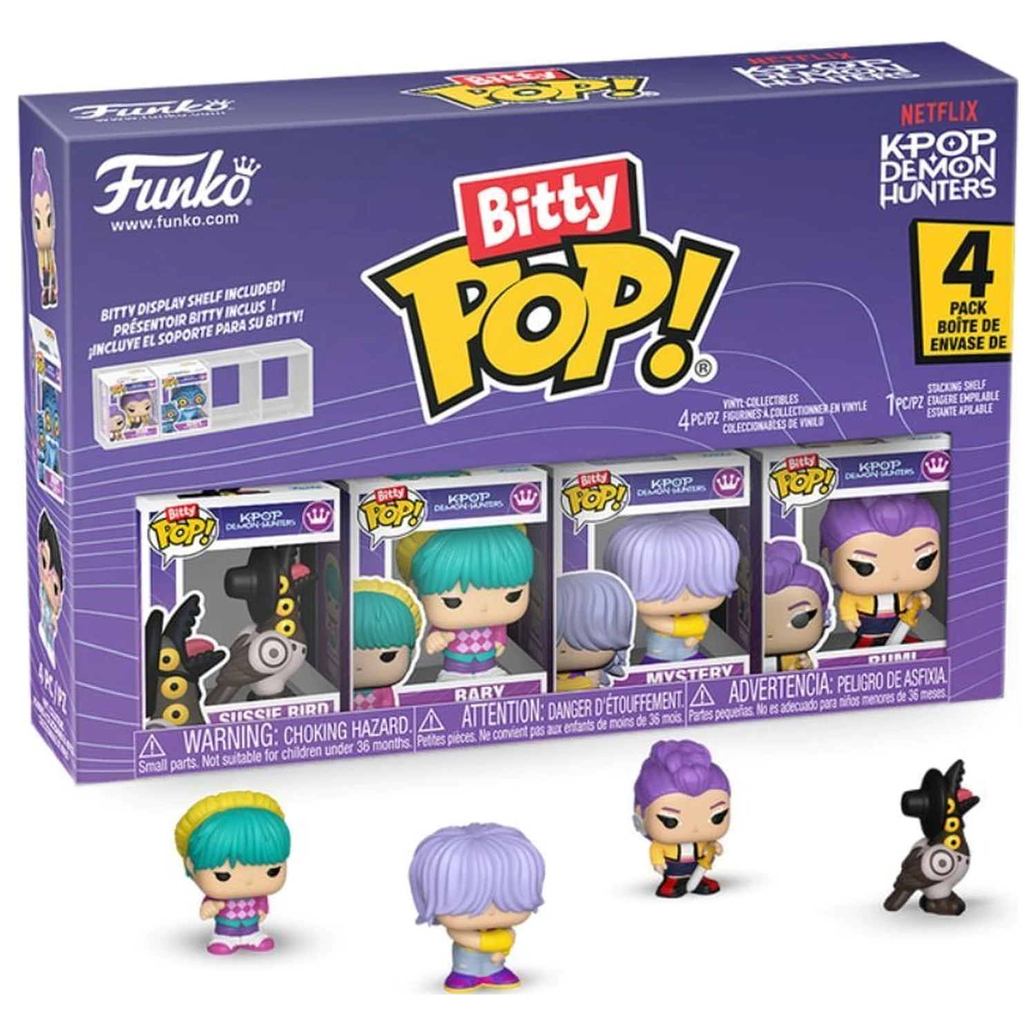 Funko Bitty POP Set 4 figúrok KPop Demon Hunters produktová fotografia