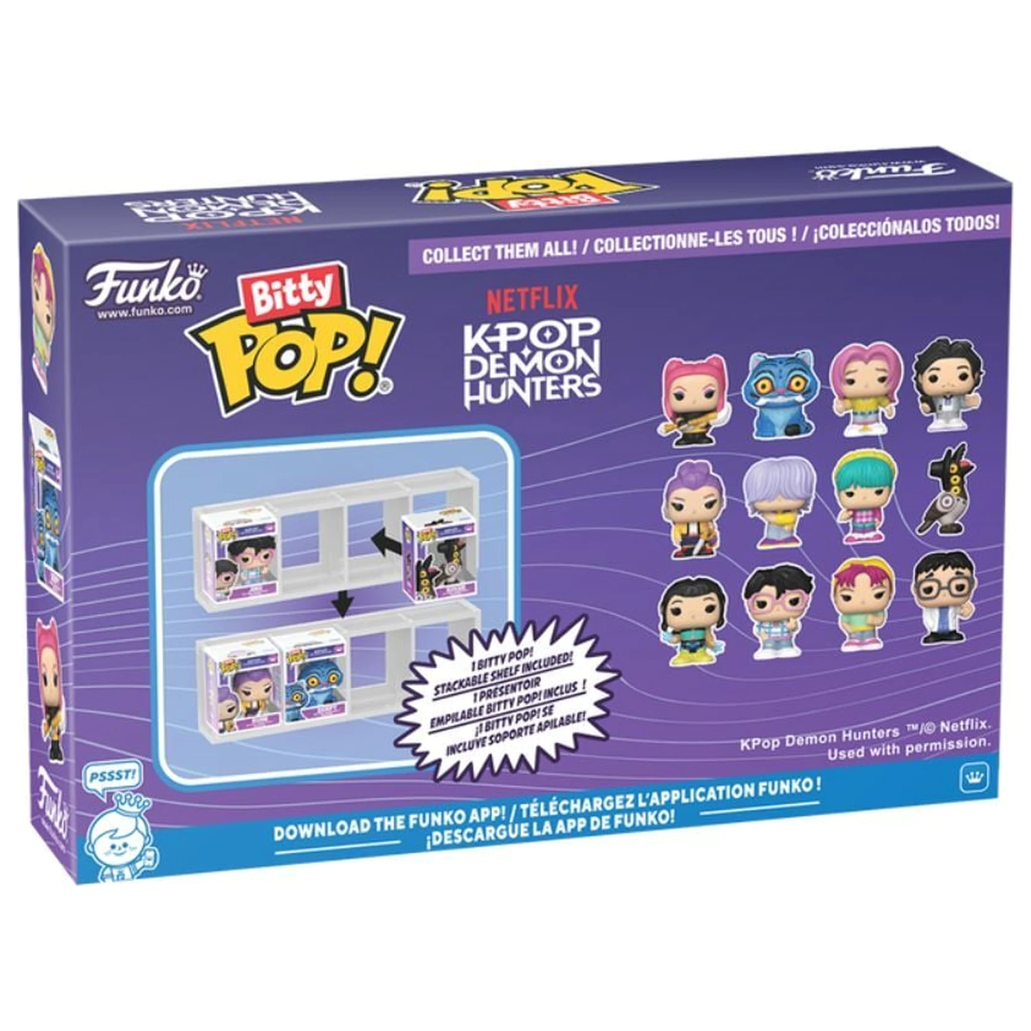 Funko Bitty POP Set 4 figúrok KPop Demon Hunters produktová fotografia