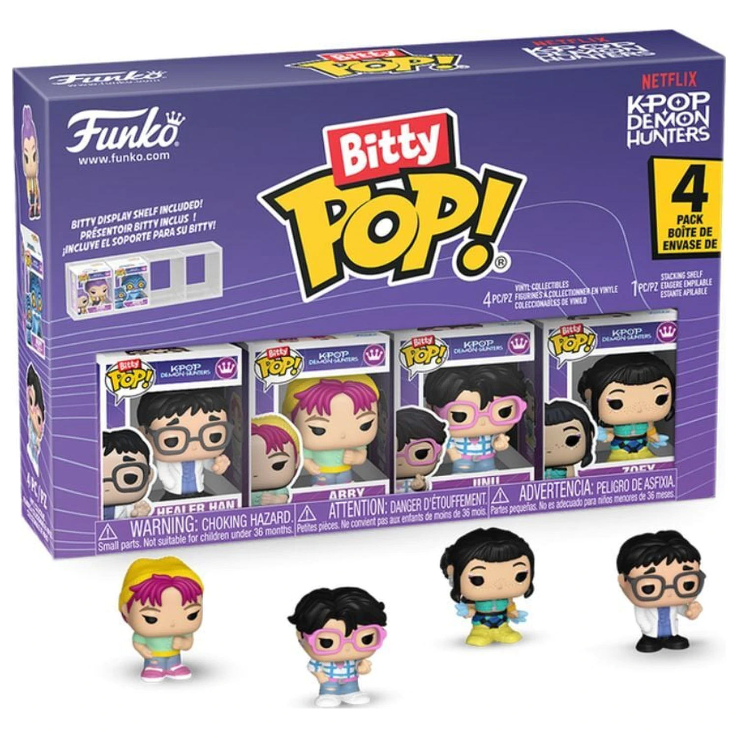 Funko Bitty POP 4-Pack figúrky KPop Demon Hunters produktová fotografia