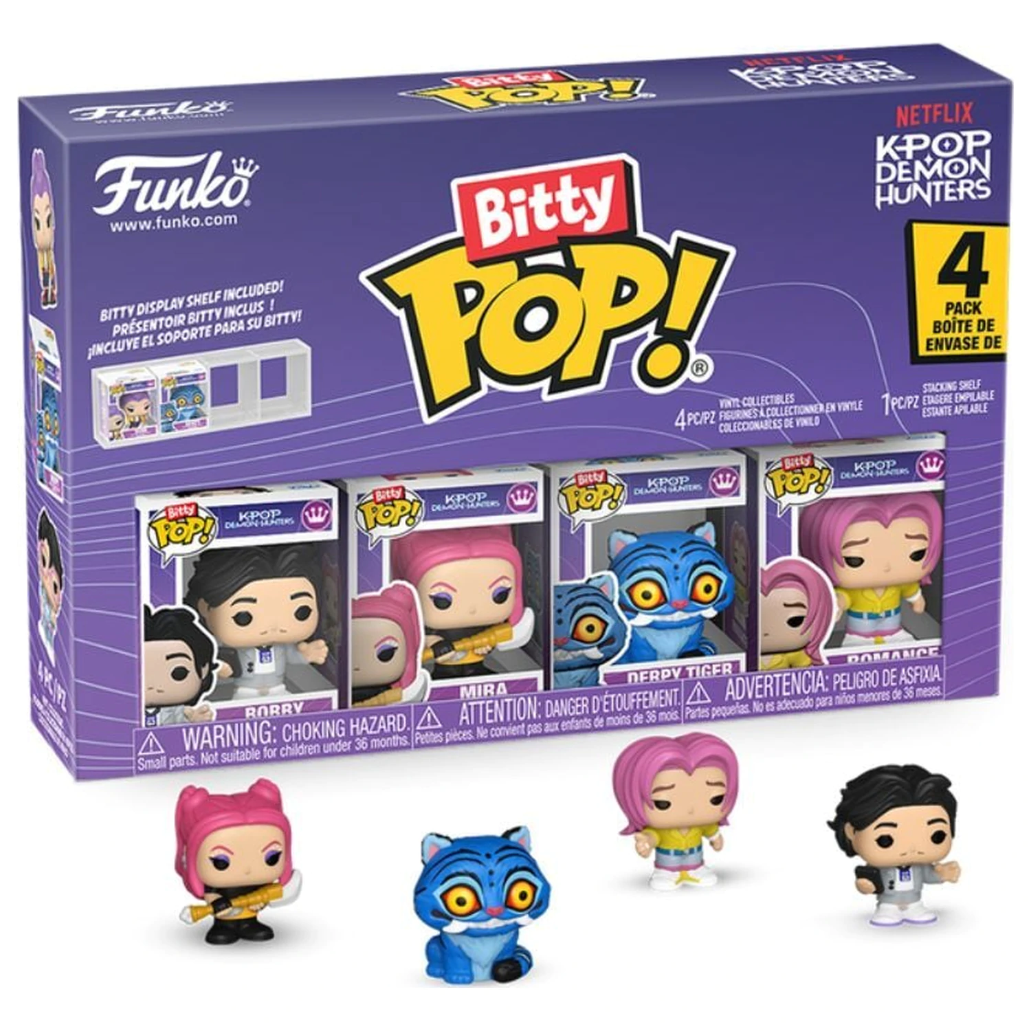 Funko Bitty POP 4-Pack figúrky KPop Demon Hunters produktová fotografia