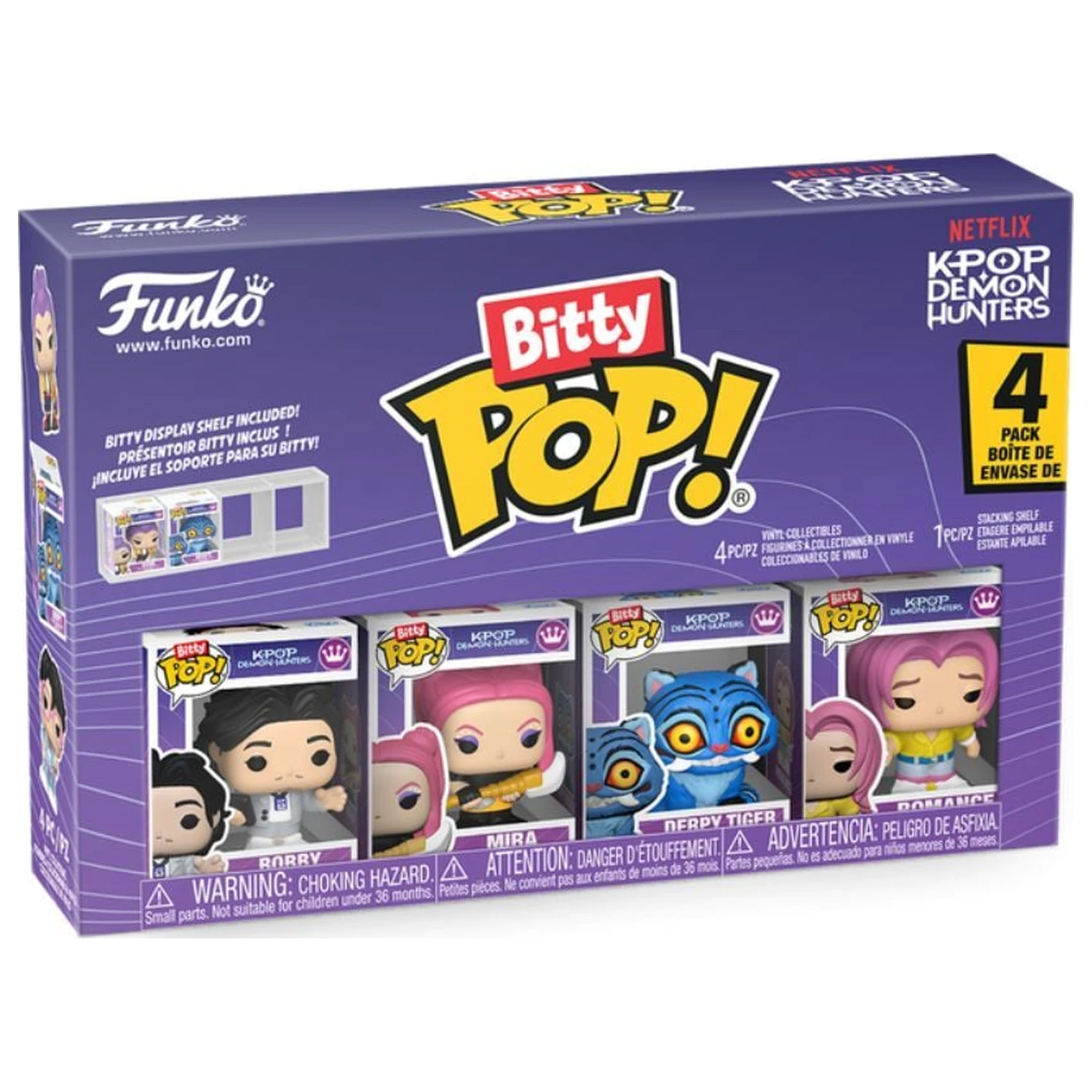 Funko Bitty POP 4-Pack figúrky KPop Demon Hunters produktová fotografia