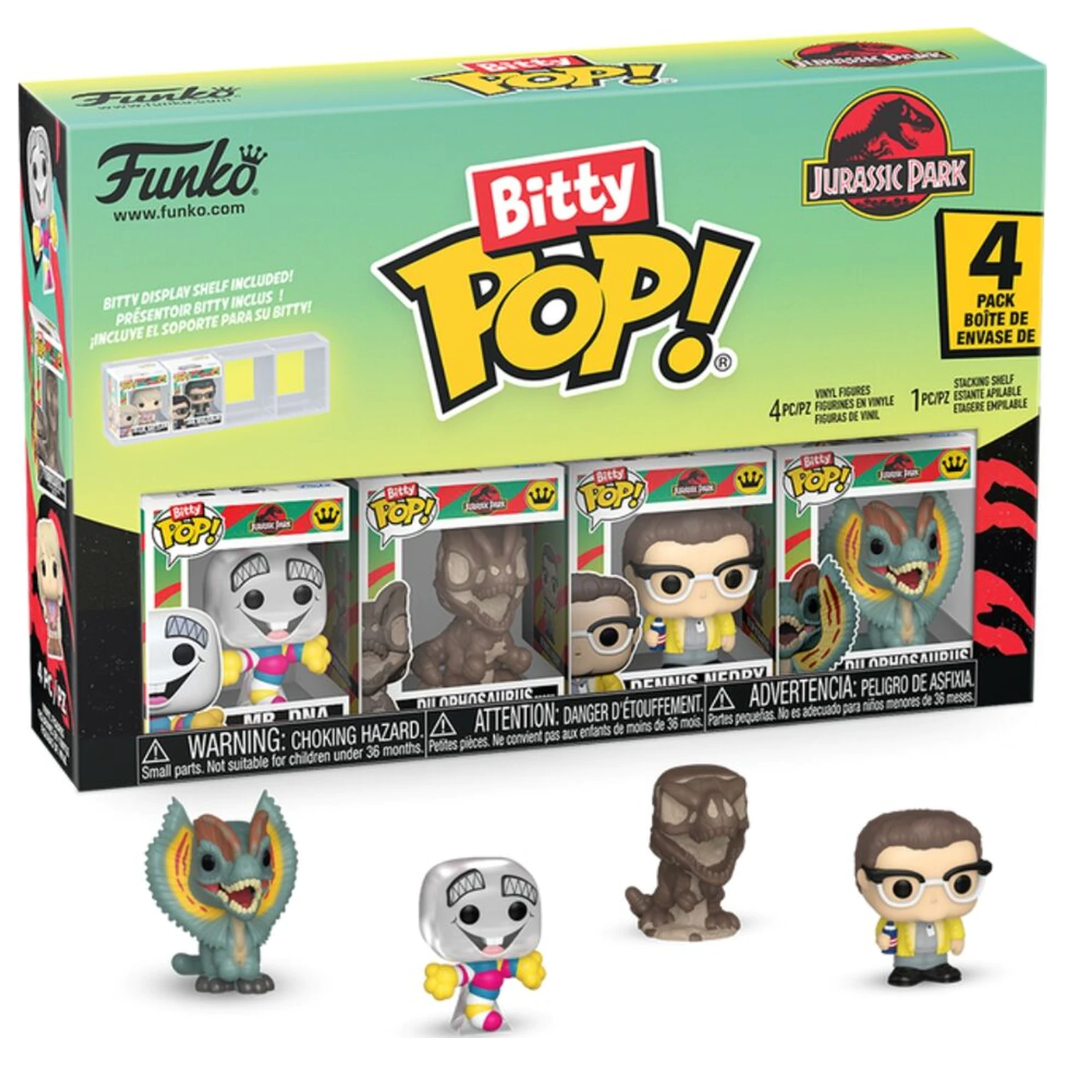 Funko Bitty POP! figúrka Jurassic Park Mr. DNA produktová fotografia