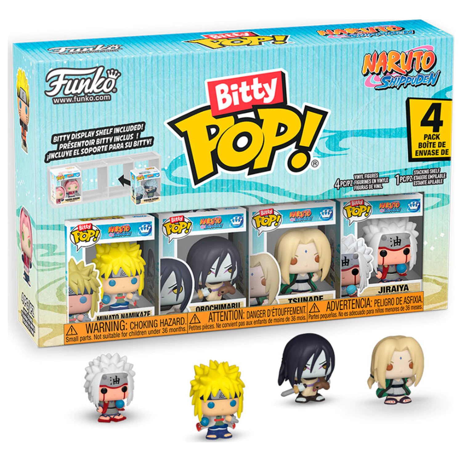 Funko Bitty POP! Naruto Shippuden Team 2 figúrka produktová fotografia