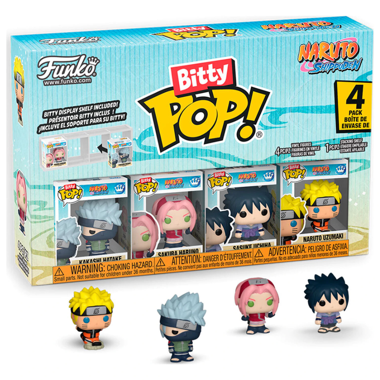 Funko Bitty POP! Naruto Shippuden Tím 7 figúrky produktová fotografia