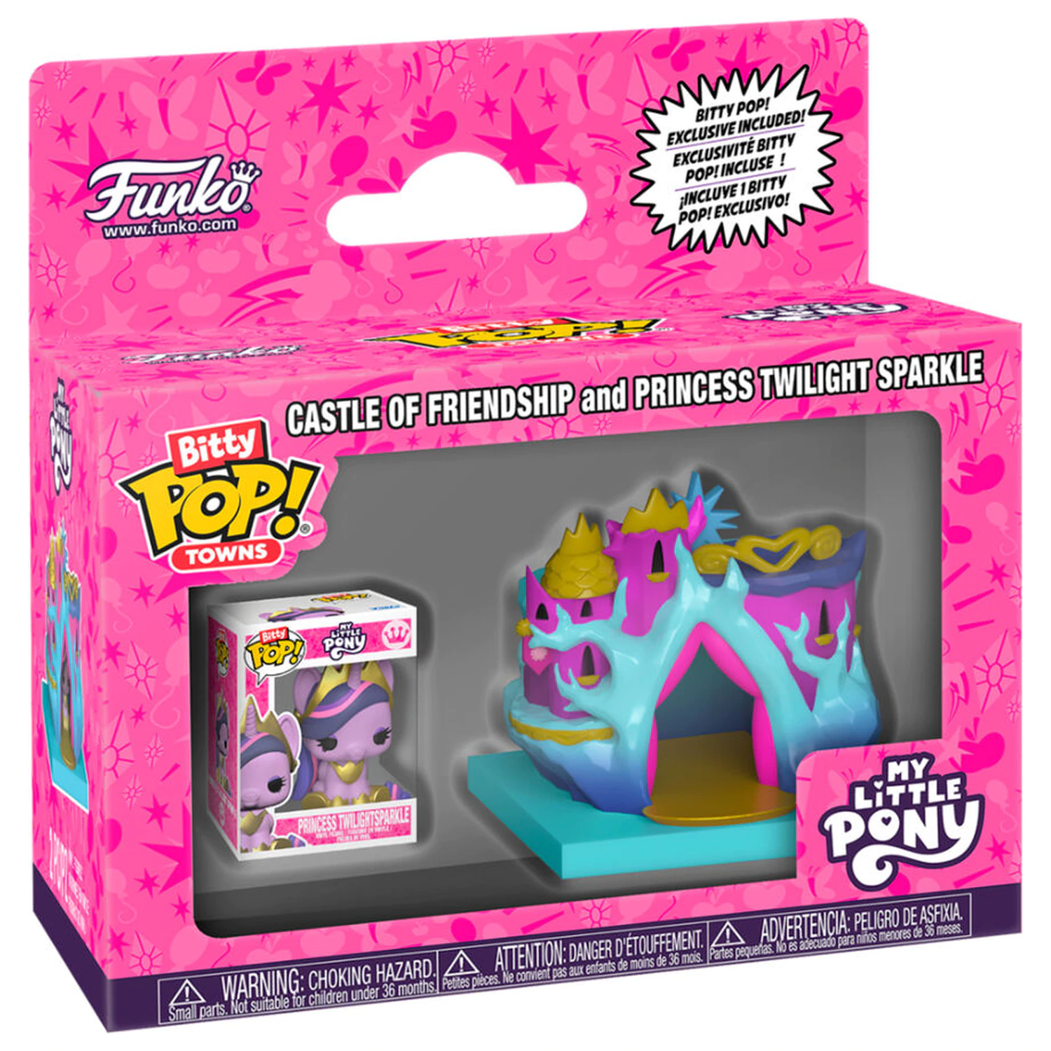 Funko Bitty POP! figúrka Town My Little Pony Castle of Friendship a Princess Twilight Sparkle produktová fotografia