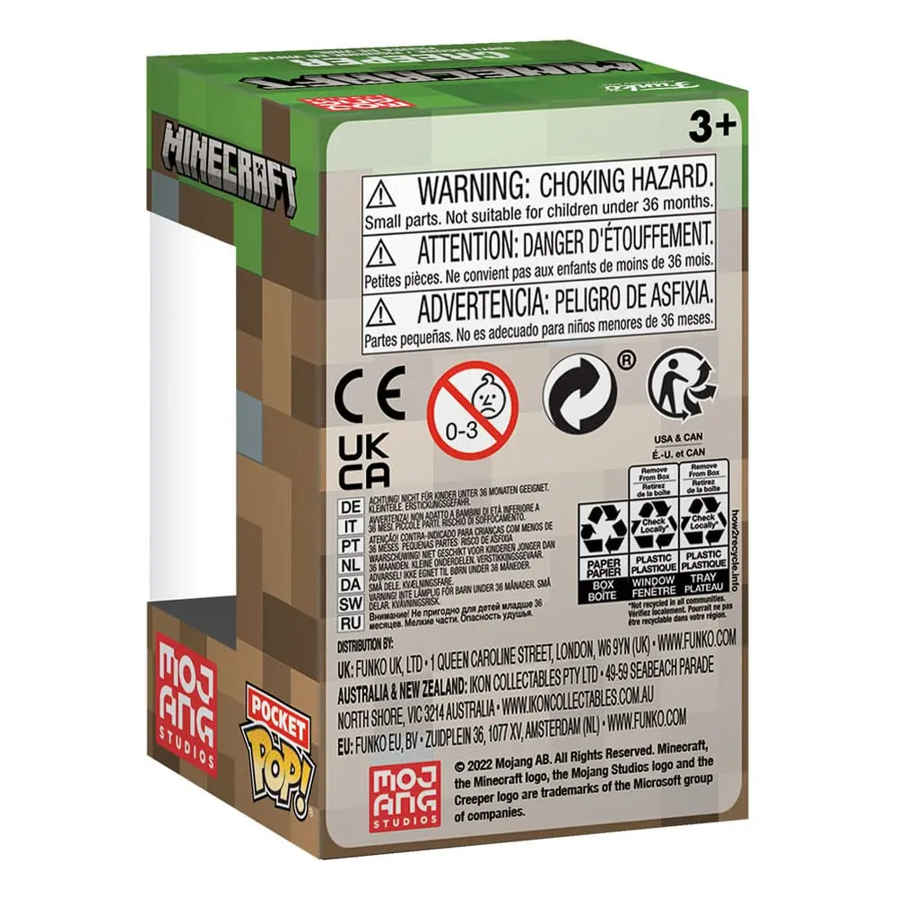 Minecraft Pocket POP! & Detské tričko Box Blue Creeper Veľkosť XL produktová fotografia