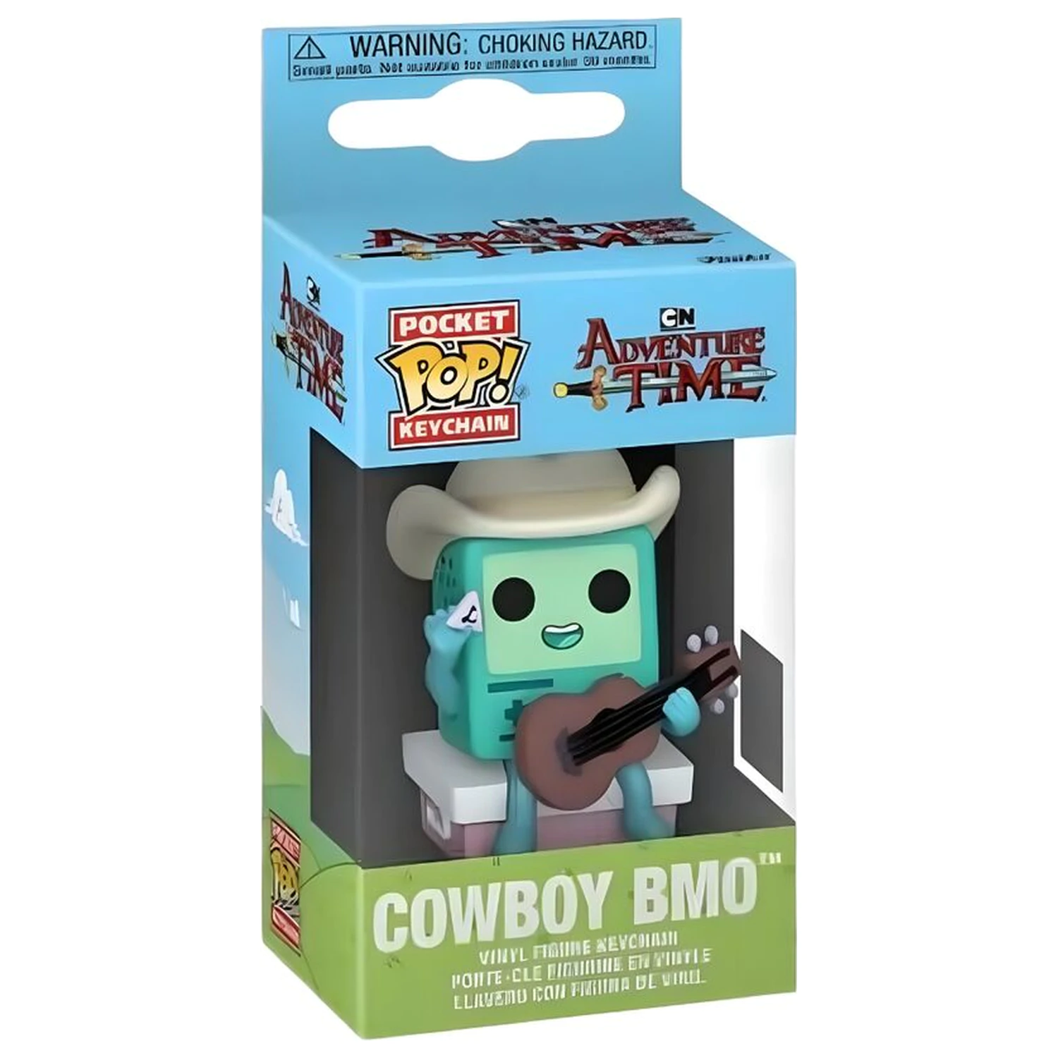 Funko Pocket POP prívesok na kľúče Adventure Time Cowboy BMO s gitarou produktová fotografia