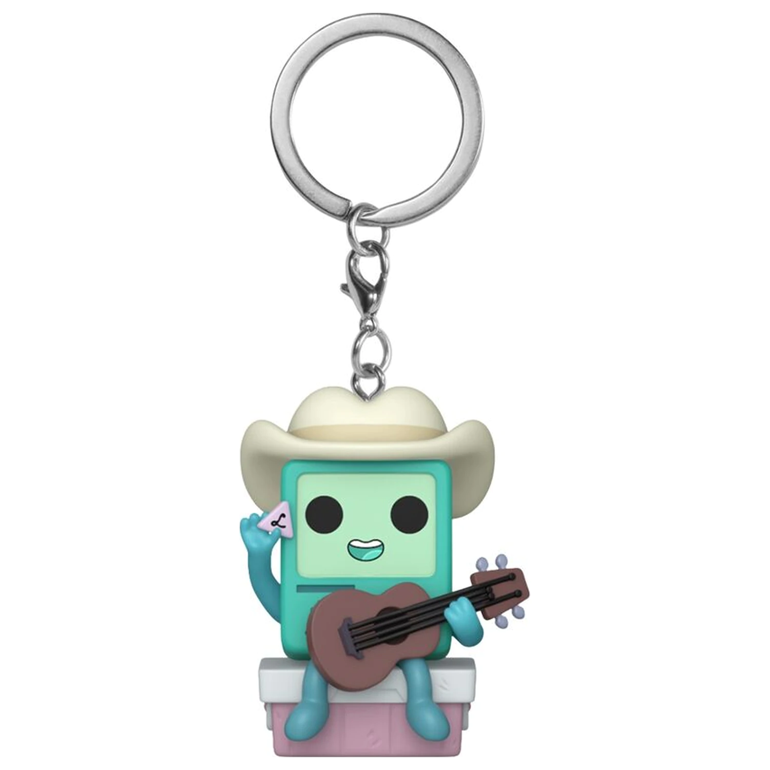 Funko Pocket POP prívesok na kľúče Adventure Time Cowboy BMO s gitarou produktová fotografia