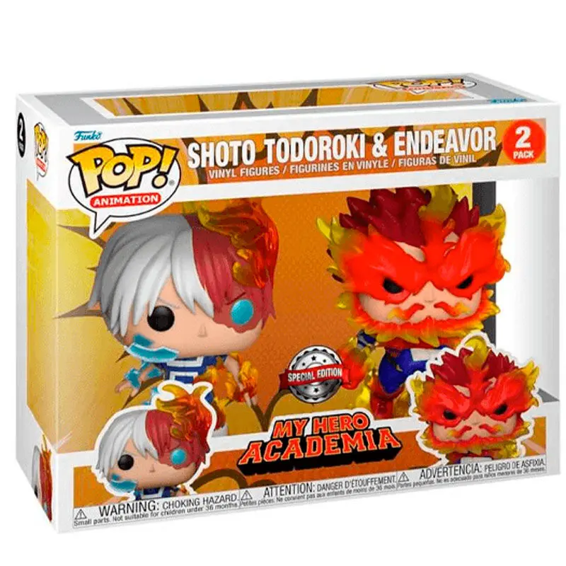 My Hero Academia POP! Vinylové figúrky 2-balenie Endeavor & Todoroki 9 cm produktová fotografia