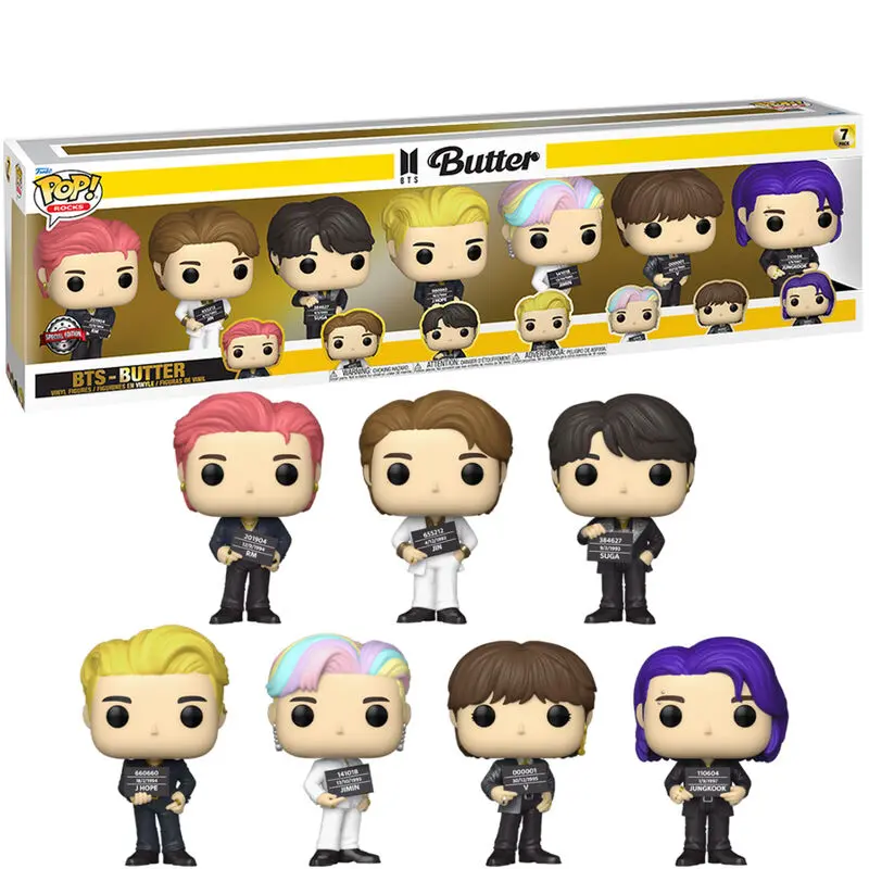 BTS POP! Rocks Vinilové figúrky 7-balenie Butter 9 cm termékfotó