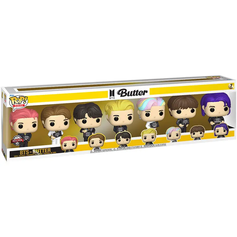 BTS POP! Rocks Vinilové figúrky 7-balenie Butter 9 cm termékfotó