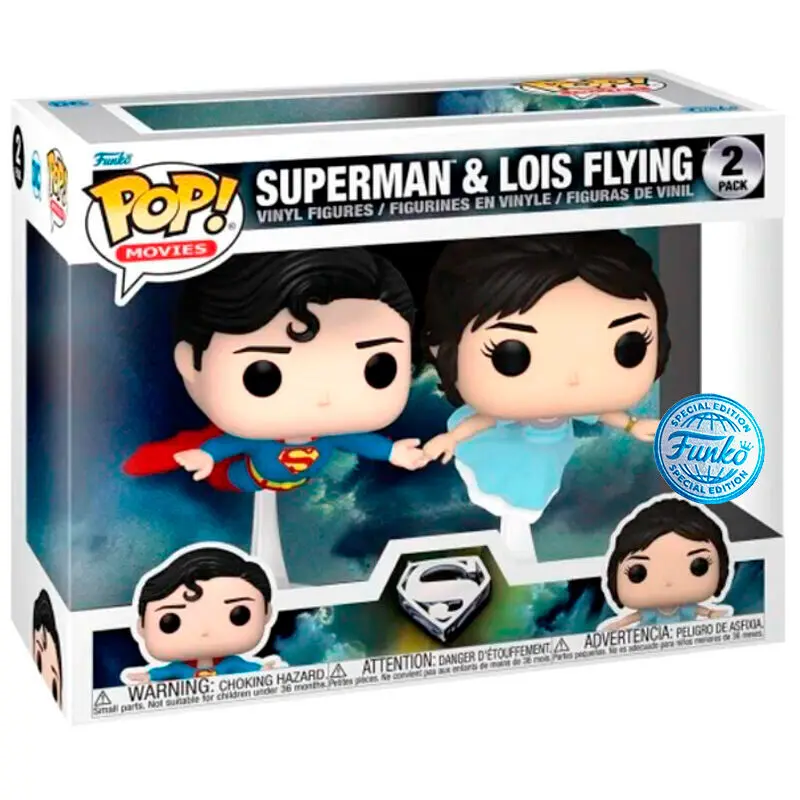 POP balenie 2 figúrky DC Comics Superman & Lois Flying Exclusive termékfotó