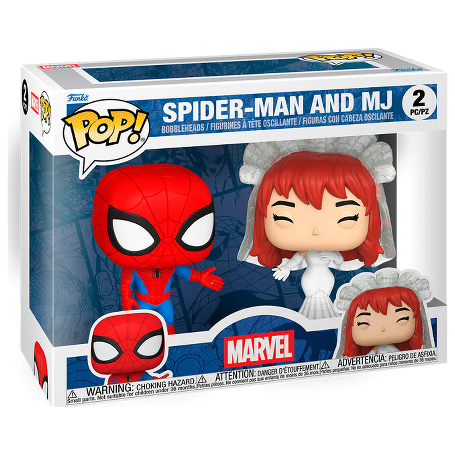 Funko POP balenie 2 figúrky Marvel Spider-Man a MJ produktová fotografia