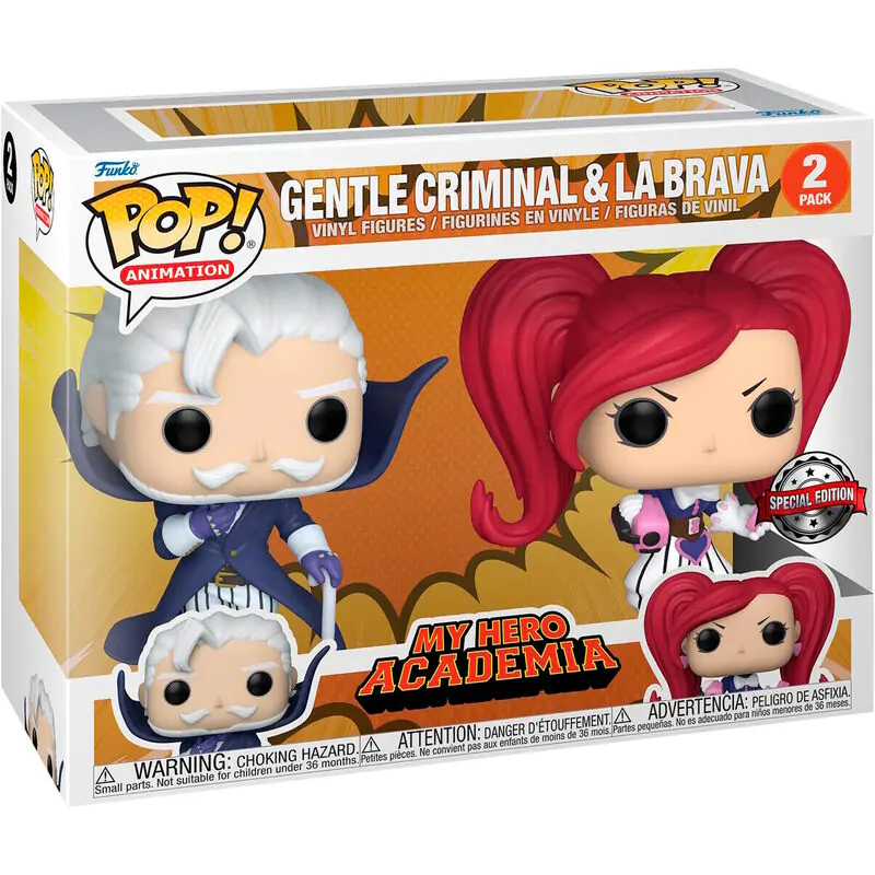 POP balenie 2 figúrky My Hero Academia Gentle Criminal & La Brava Exclusive produktová fotografia