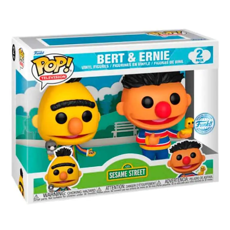 Funko POP Balenie 2 figúrky Sesame Street Bert & Bernie Exclusive produktová fotografia