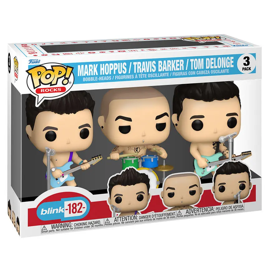 Blink 182 POP! Rocks Vinilová figúrka 3-Pack 4 cm termékfotó