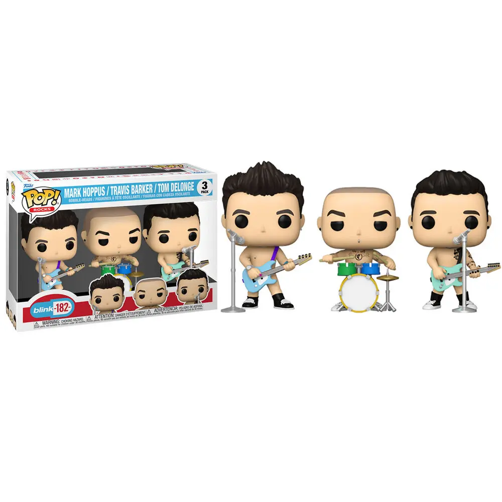 Blink 182 POP! Rocks Vinilová figúrka 3-Pack 4 cm termékfotó