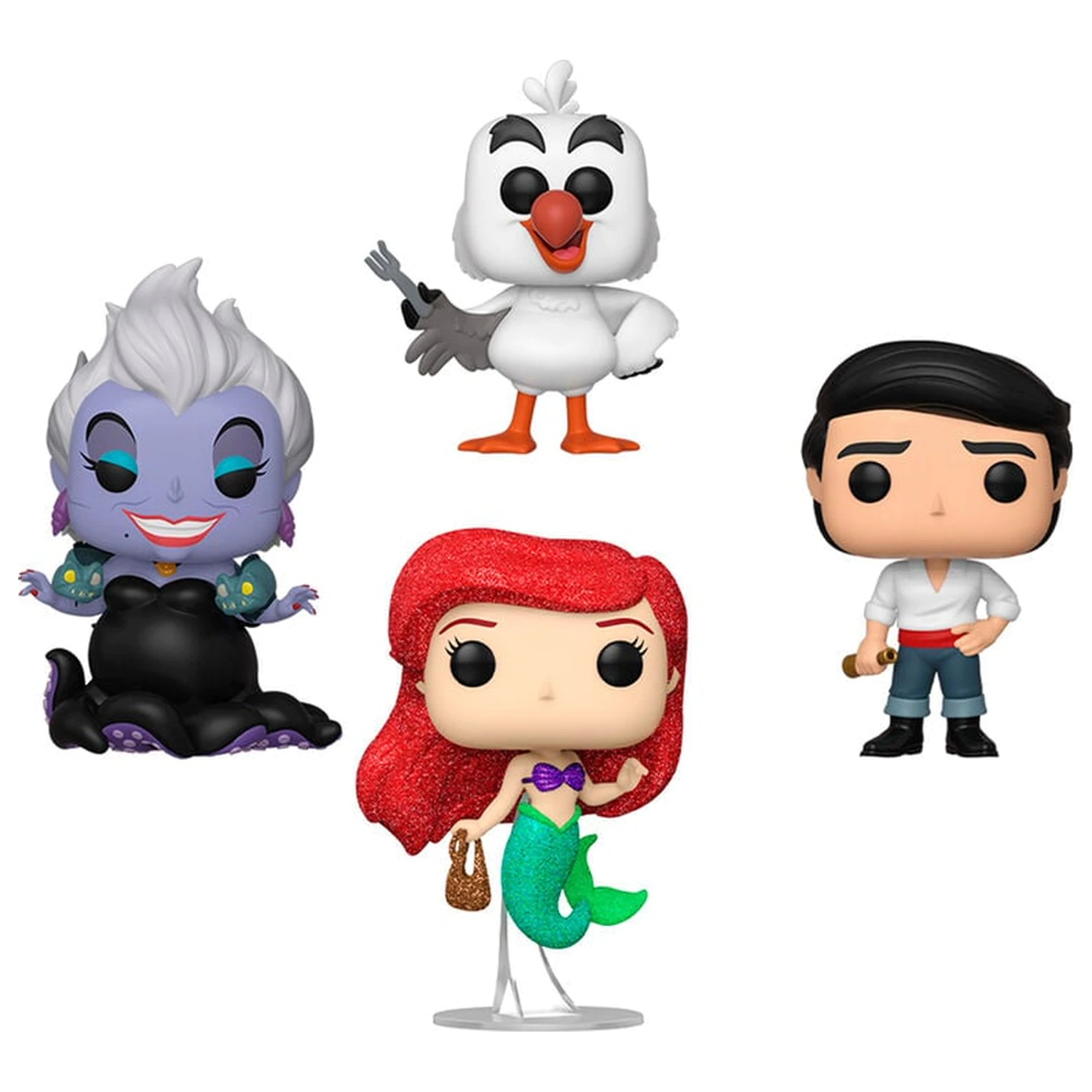 Funko POP balenie 4 figúrky Disney Little Mermaid Exclusive produktová fotografia