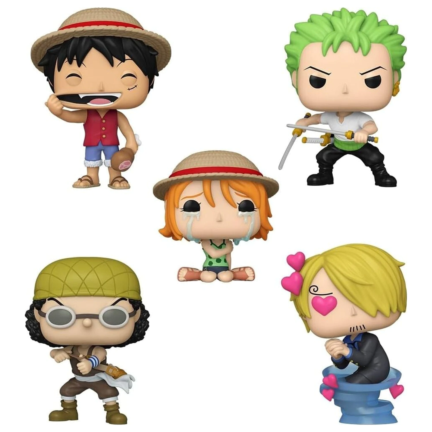Funko POP pack 5 figúrok Animation One Piece produktová fotografia