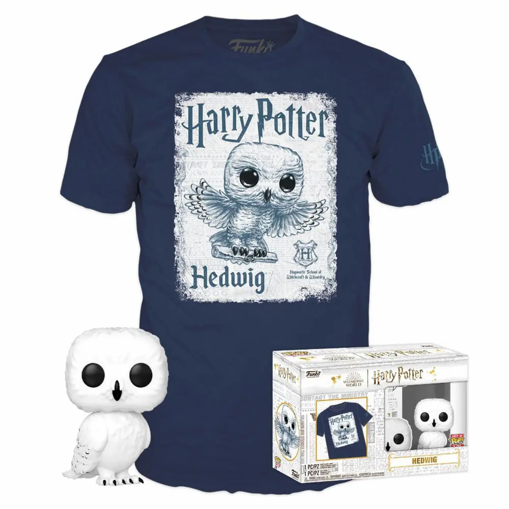 Funko POP figúrka & Tričko Harry Potter Hedwig Funko POP! figure & tee box produktová fotografia