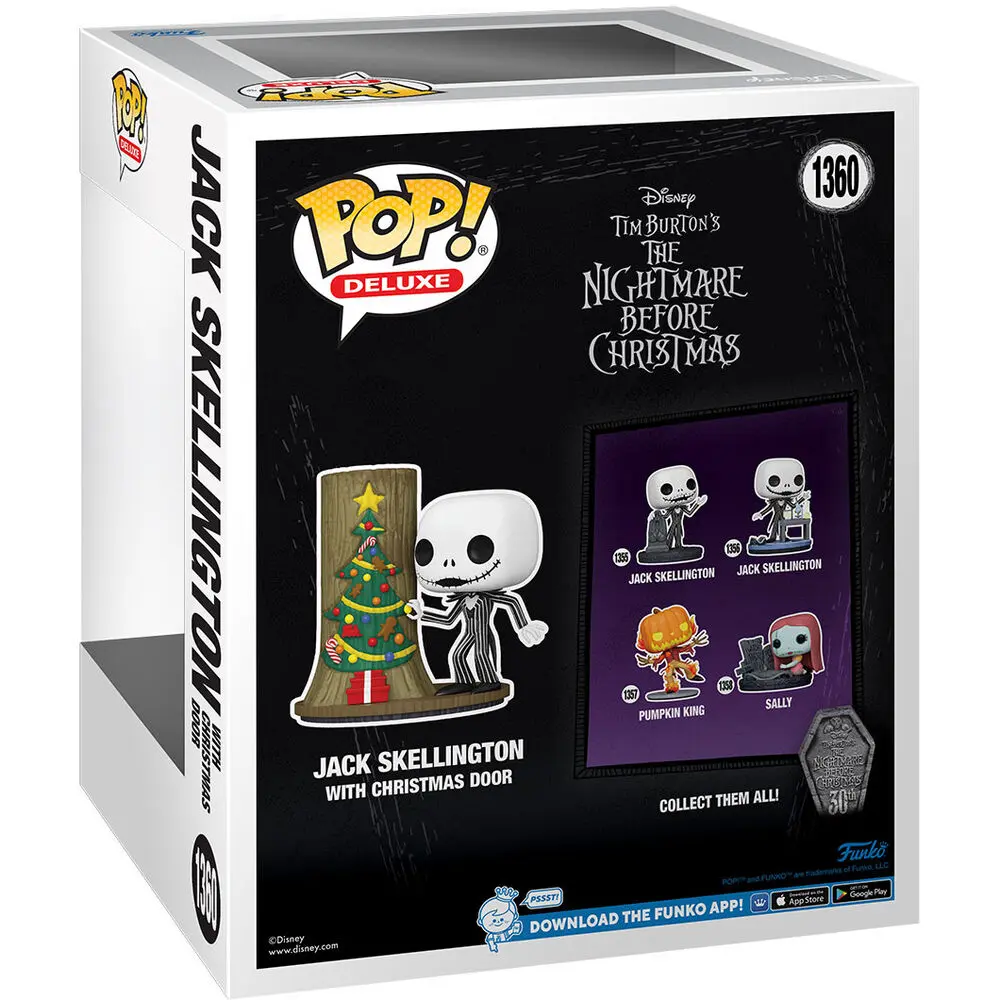 Nightmare before Christmas 30th POP! Deluxe Vinylová figúrka Jack w/C.Town Door 9 cm produktová fotografia