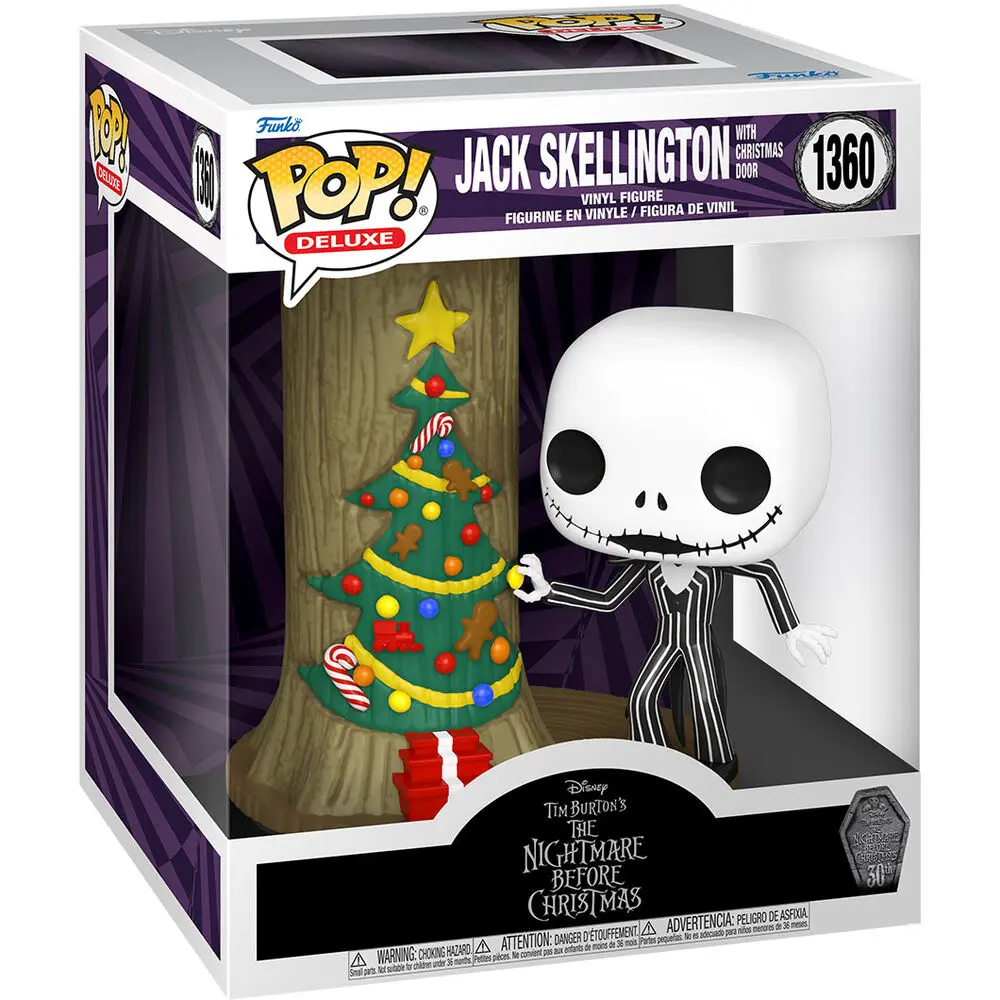 Nightmare before Christmas 30th POP! Deluxe Vinylová figúrka Jack w/C.Town Door 9 cm produktová fotografia