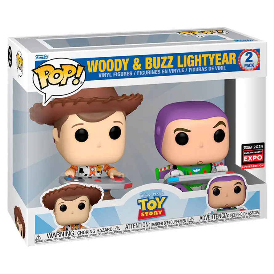 Blister 2 figúrky Funko POP Disney Toy Story Woody & Buzz Lightyear Exclusive produktová fotografia