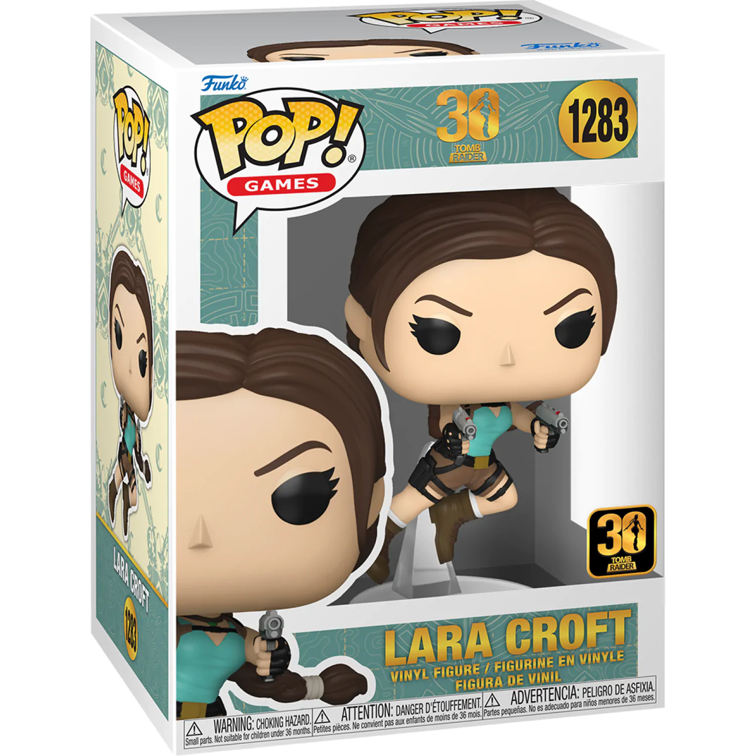 Funko POP figúrka 30th Anniversary Tomb Raider Lara Croft produktová fotografia