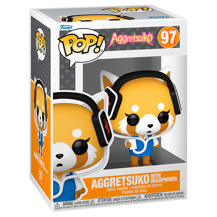 Funko POP figúrka Aggretsuko - Aggretsuko s slúchadlami termékfotó