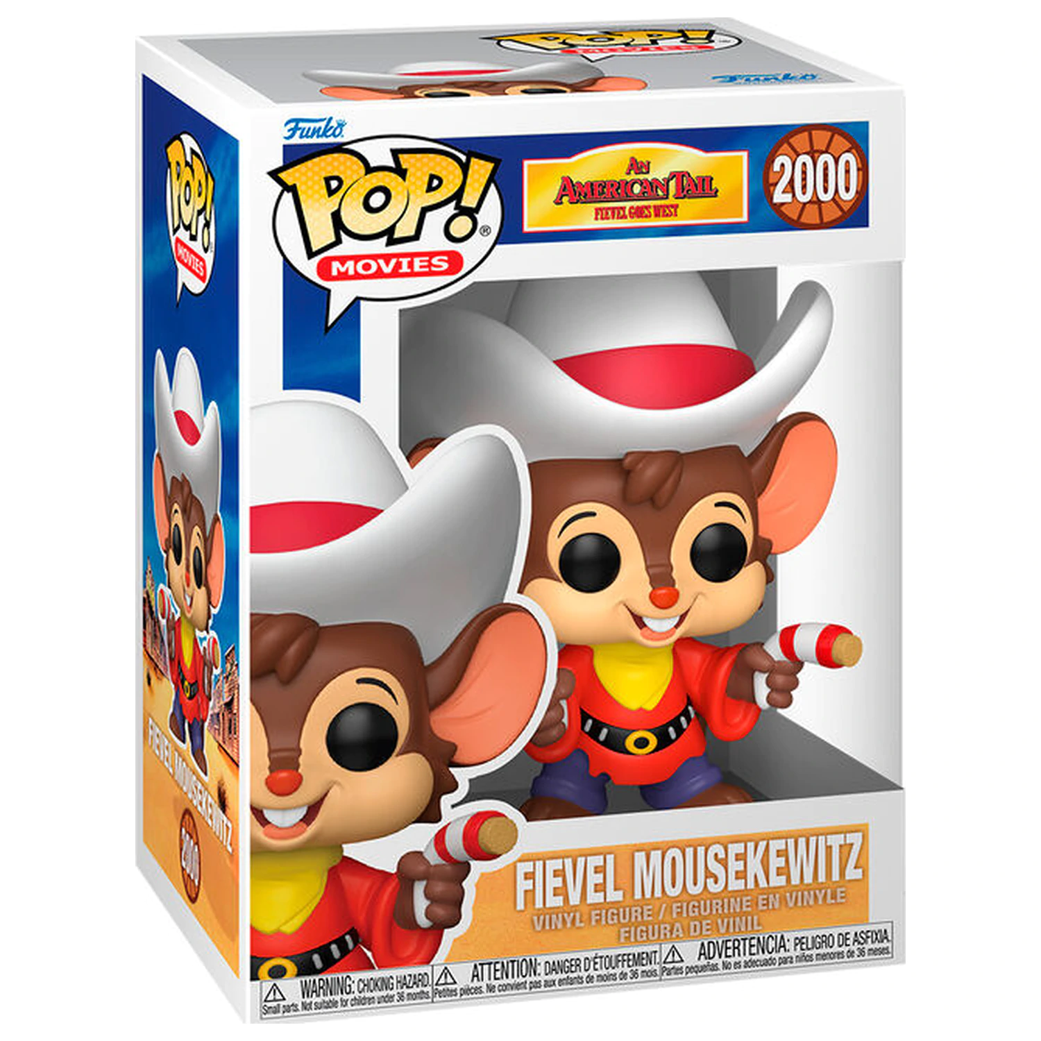 Funko POP figúrka An American Tail Goes West Fievel Mousekewitz produktová fotografia