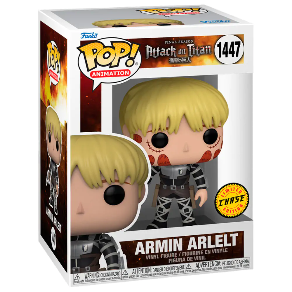 Funk Pop figúrka Attack on Titan L Armin Arlelt Chase termékfotó