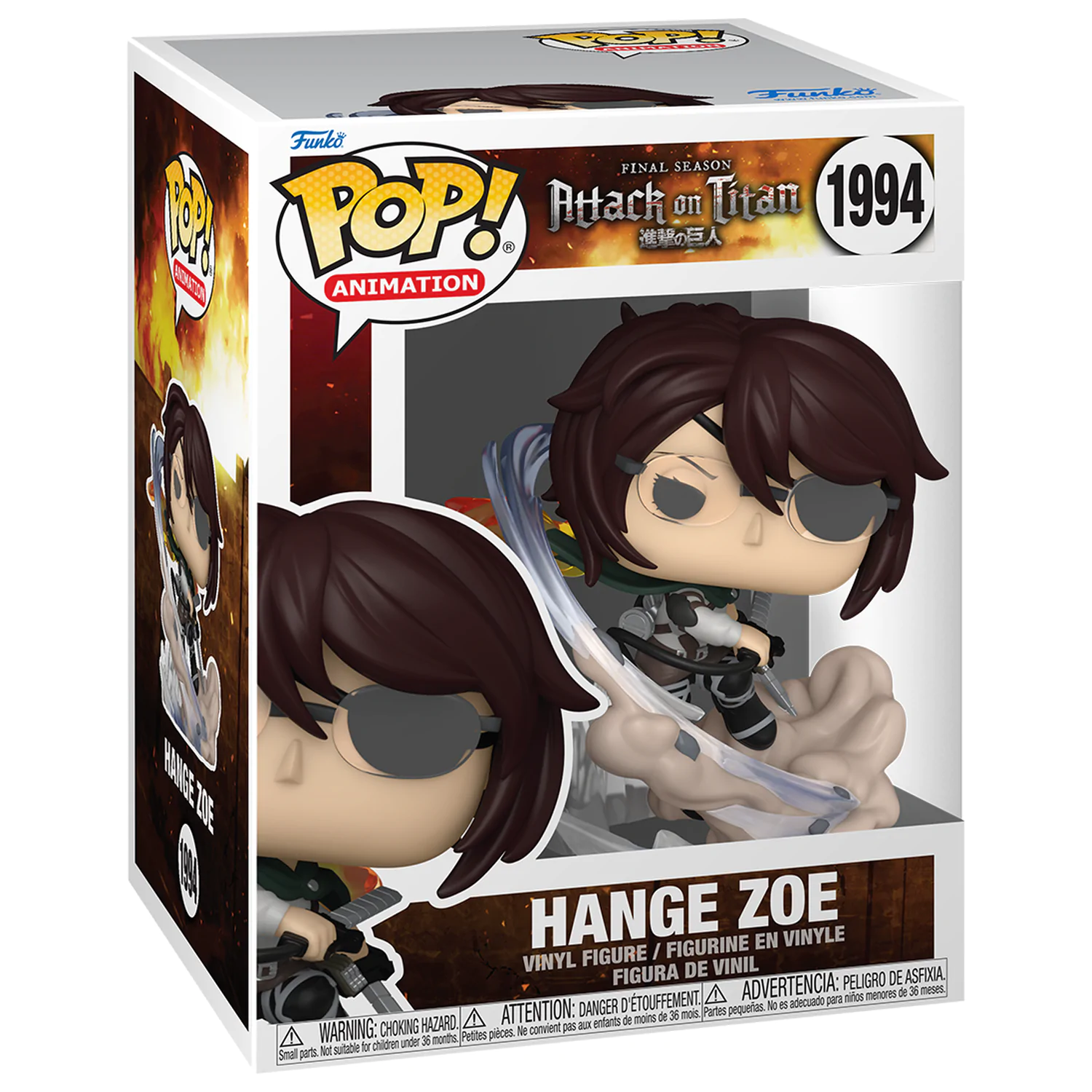 Funko POP figúrka Attack on Titan Hange Zoe produktová fotografia