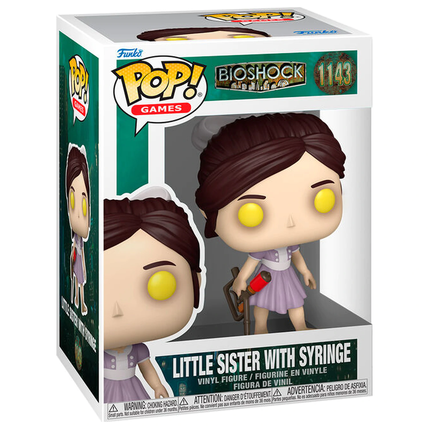 Funko POP figúrka Bioshock Little Sister with Syringe produktová fotografia