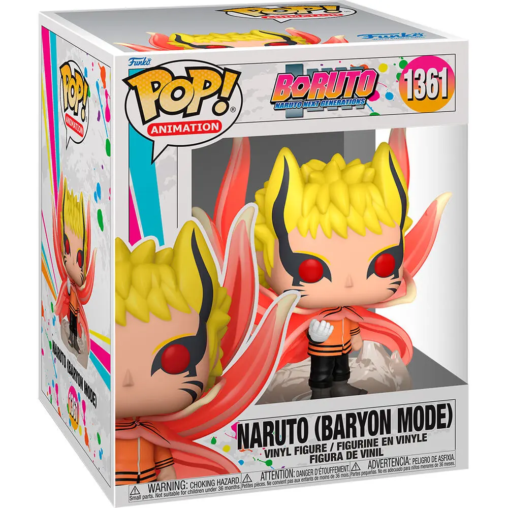 Boruto - Naruto Next Generations Super Sized POP! Vinyl Figúrka Baryon Naruto 15 cm termékfotó