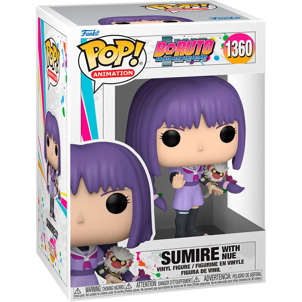 POP! TV Vinyl Figúrka 9 cm Sumire w/Nue z Boruto - Naruto Next Generations termékfotó