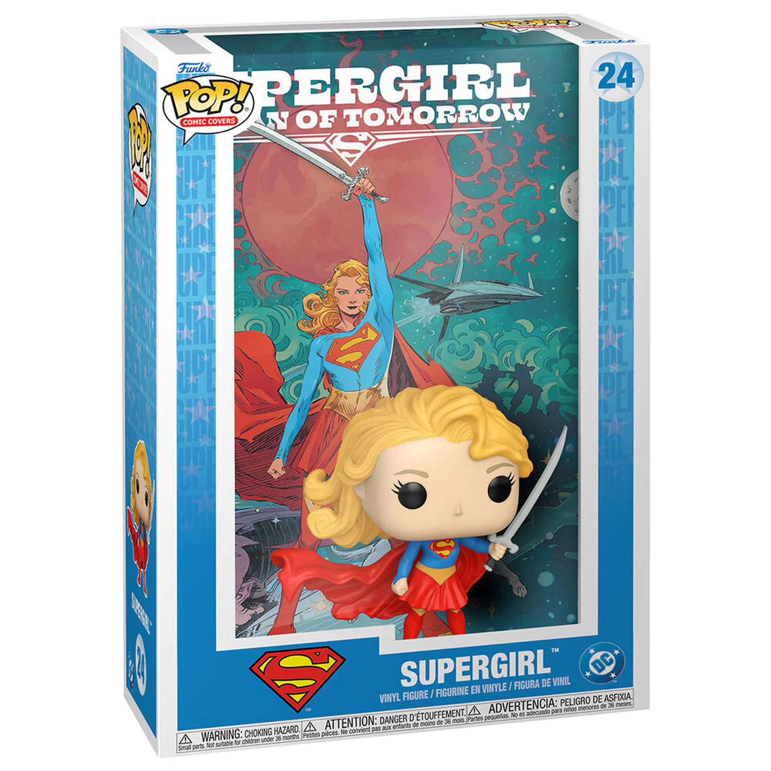 Funko POP figúrka Comic Cover DC Comics Supergirl produktová fotografia